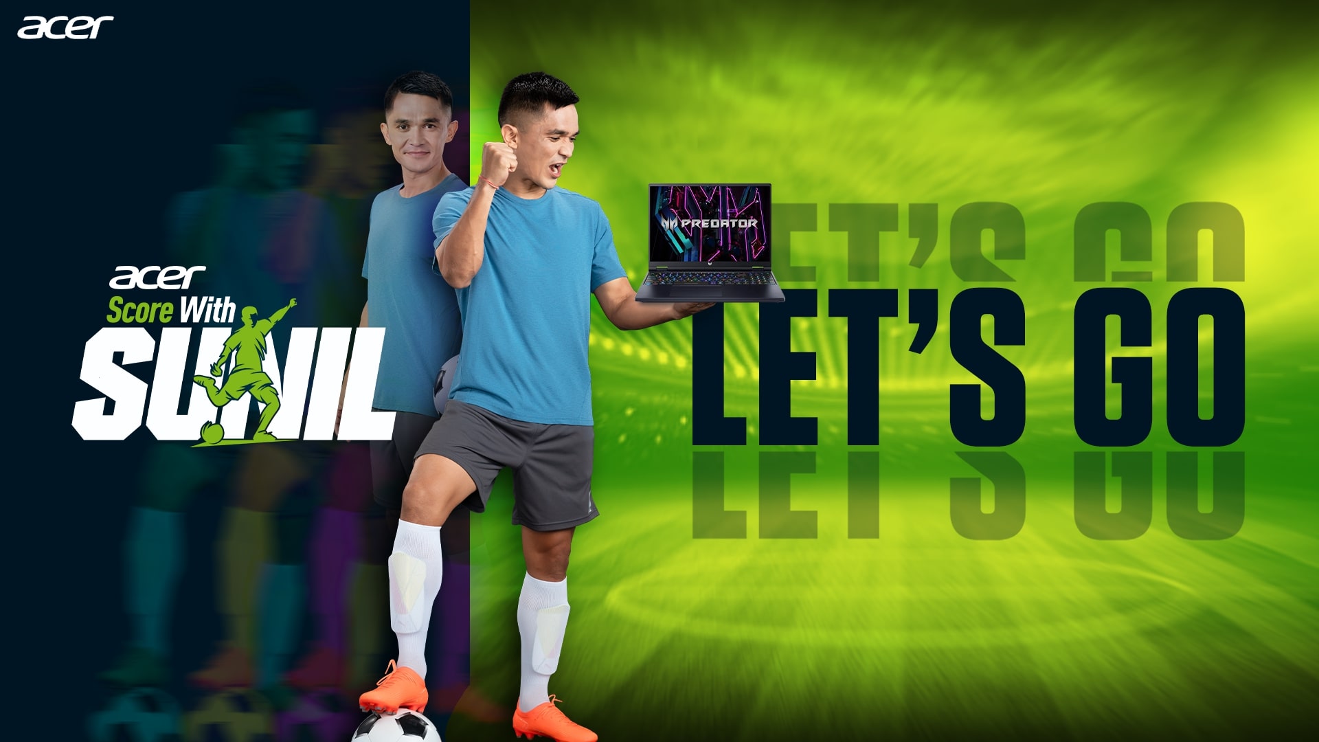 Acer India Teams Up with Football Icon Sunil Chhetri for 'Score with Sunil’ Gaming Contest